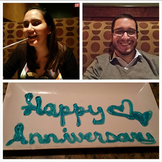 Anniversary celebration @ The Melting Pot