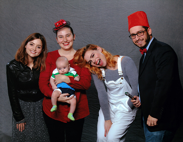 Meeting Jenna Coleman ("Clara Oswald") & Billie Piper ("Rose Tyler") @ Paradise City Comic Con