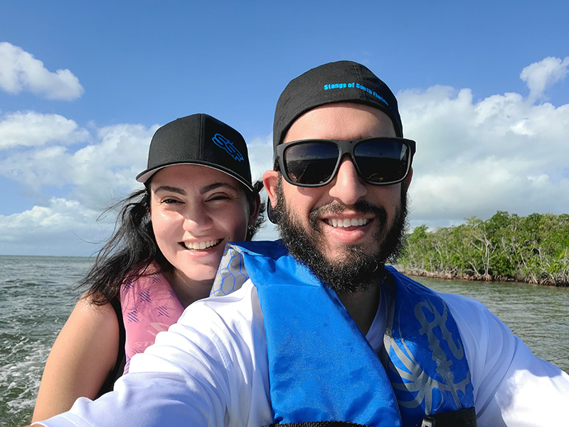 Jet skiing in Key Largo