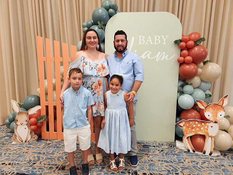 Celebrating baby Liam Alejandro